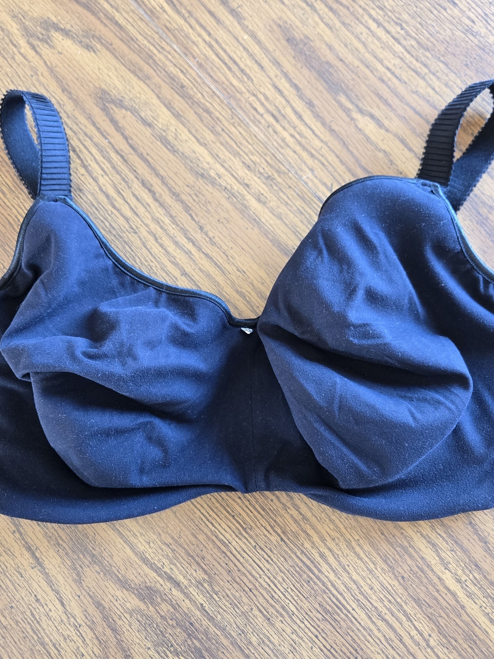 Cake Maternity Croissant Black T-Shirt Nursing Bra - 36K